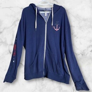 Disney Cruise Line Navy & Red Logo Hoodie